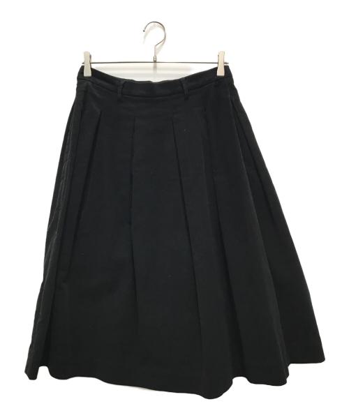 45rpm（45アールピーエム）45rpm (45アールピーエム) ライトモールスキンスカート ブラック サイズ:3の古着・服飾アイテム