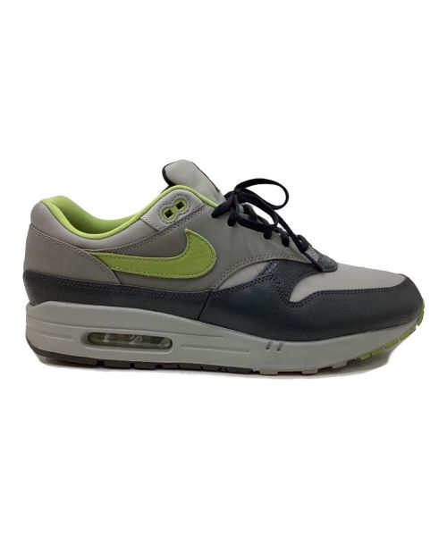 NIKE（ナイキ）NIKE (ナイキ) HUF (ハフ) Air Max 1 Anthracite and Medium Grey グレー×グリーン サイズ:30cmの古着・服飾アイテム