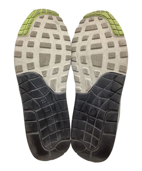 NIKE（ナイキ）NIKE (ナイキ) HUF (ハフ) Air Max 1 Anthracite and Medium Grey グレー×グリーン サイズ:30cmの古着・服飾アイテム