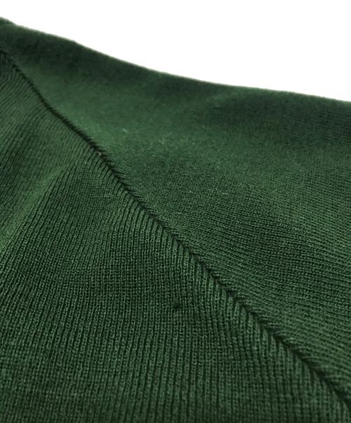 ENNOY（エンノイ）ENNOY (エンノイ) BUTTON CARDIGAN グリーン サイズ:Lの古着・服飾アイテム