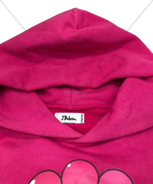TM/KK（タカシムラカミ/カイカイキキ）TM/KK (タカシムラカミ/カイカイキキ) JBALVIN (ジェーバルヴィン) パーカー ピンク サイズ:Mの古着・服飾アイテム