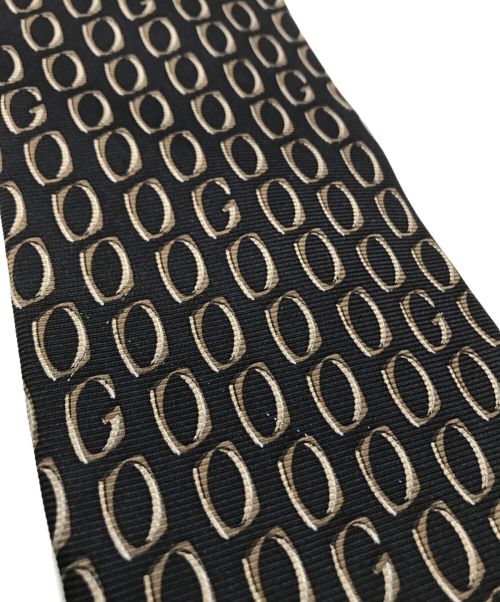 GUCCI（グッチ）GUCCI (グッチ) 総柄ネクタイ ブラック サイズ:不明（実寸参照）の古着・服飾アイテム