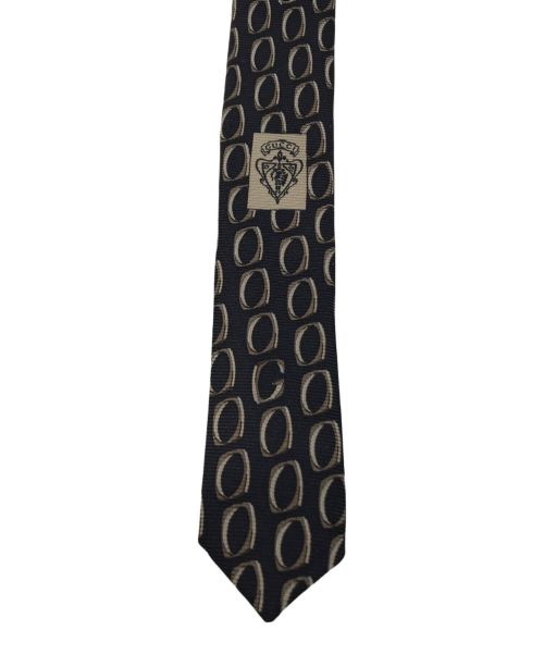 GUCCI（グッチ）GUCCI (グッチ) 総柄ネクタイ ブラック サイズ:不明（実寸参照）の古着・服飾アイテム