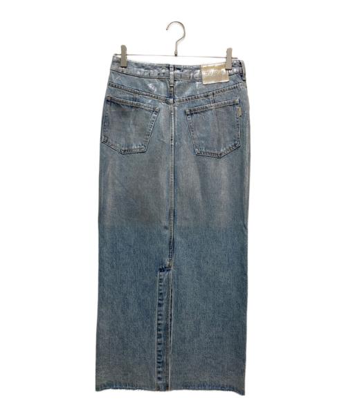 DU JOUR（デュ ジュール）du jour (デュ ジュール) LEAN FOIL JEAN SKIRT インディゴ サイズ:38の古着・服飾アイテム