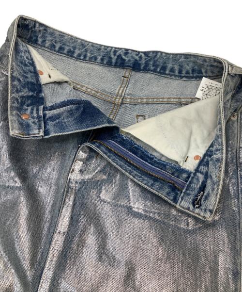 DU JOUR（デュ ジュール）du jour (デュ ジュール) LEAN FOIL JEAN SKIRT インディゴ サイズ:38の古着・服飾アイテム