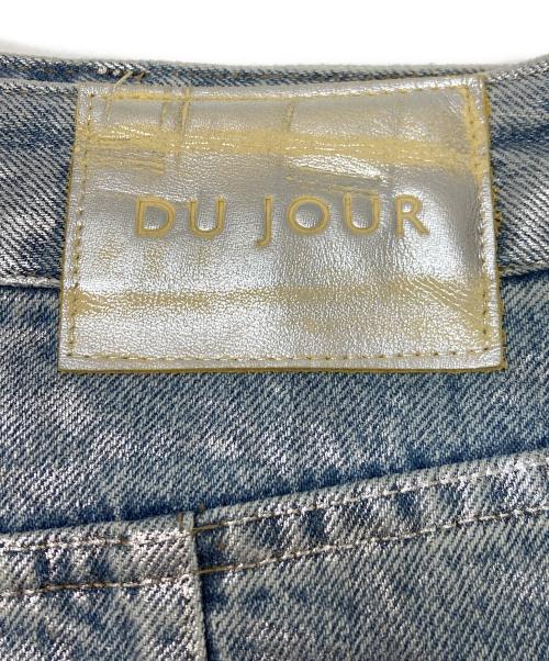DU JOUR（デュ ジュール）du jour (デュ ジュール) LEAN FOIL JEAN SKIRT インディゴ サイズ:38の古着・服飾アイテム