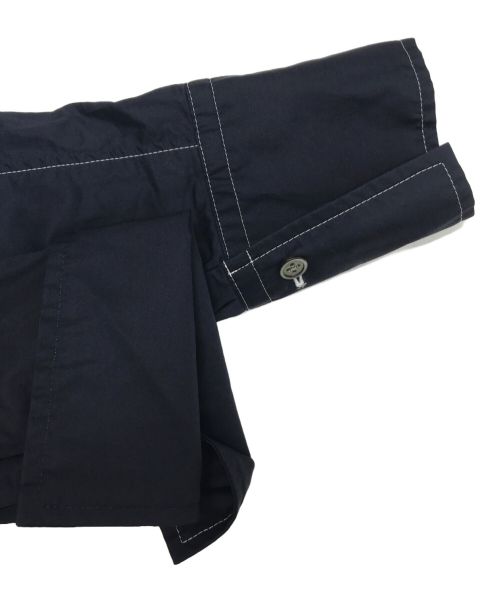 jonnlynx（ジョンリンクス）jonnlynx (ジョンリンクス) ステッチデザイン ロング シャツドレス ワンピース ネイビー サイズ:Mの古着・服飾アイテム