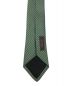 中古・古着 HERMES (エルメス) ヘヴィシルクタイ グリーン サイズ:不明（実寸参照）：12000円