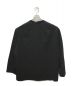 knuth marf (クヌースマーフ) label keyneck tops (unisex) / レーベルキーネックトップス ブラック サイズ:S：4000円