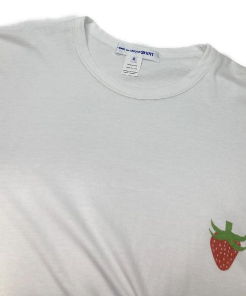 COMME des GARCONS SHIRT（コムデギャルソンシャツ）COMME des GARCONS SHIRT (コムデギャルソンシャツ) Tシャツ ホワイト サイズ:Mの古着・服飾アイテム