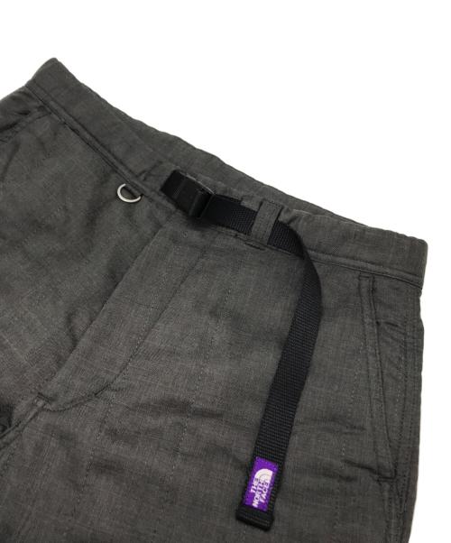 THE NORTHFACE PURPLELABEL（ザ・ノースフェイス パープルレーベル）THE NORTHFACE PURPLELABEL (ザ・ノースフェイス パープルレーベル) ポリエステル シャークスキン キルティングパンツ グレー サイズ:30の古着・服飾アイテム