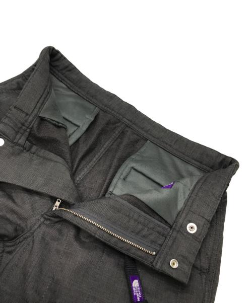 THE NORTHFACE PURPLELABEL（ザ・ノースフェイス パープルレーベル）THE NORTHFACE PURPLELABEL (ザ・ノースフェイス パープルレーベル) ポリエステル シャークスキン キルティングパンツ グレー サイズ:30の古着・服飾アイテム