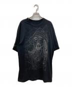 YOHJI YAMAMOTO×s'yteヨウジヤマモト×サイト）の古着「プリントTシャツ」｜ブラック