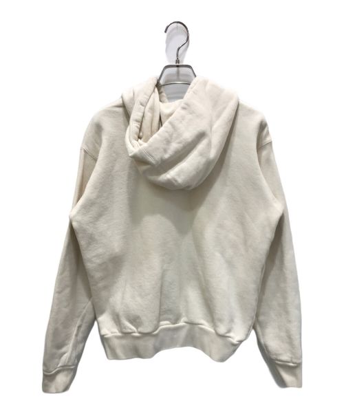 GUCCI（グッチ）GUCCI (グッチ) ブレードロゴ スパンコール フーディー ホワイト サイズ:XSの古着・服飾アイテム