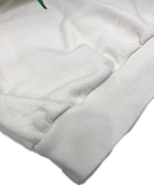 GUCCI（グッチ）GUCCI (グッチ) ブレードロゴ スパンコール フーディー ホワイト サイズ:XSの古着・服飾アイテム