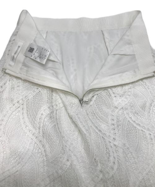 Pinky & Dianne（ピンキーアンドダイアン）Pinky & Dianne (ピンキーアンドダイアン) レーススカート ホワイト サイズ:34の古着・服飾アイテム
