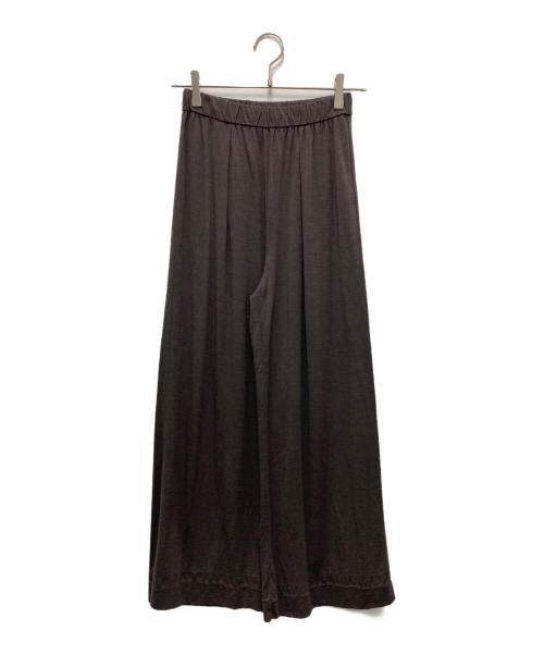 MUSE de Deuxieme Classe（ミューズ ドゥーズィエム クラス）MUSE de Deuxieme Classe (ミューズ ドゥーズィエム クラス) Prime wool jersey パンツ ブラウン サイズ:36の古着・服飾アイテム