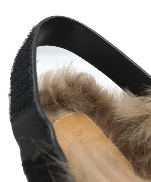 GUCCI（グッチ）GUCCI (グッチ) アムステル/サボサンダル ブラック サイズ:35 1/2の古着・服飾アイテム