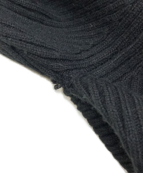 Rady（レディ）Rady (レディ) ケープニットコート ブラック サイズ:Sの古着・服飾アイテム