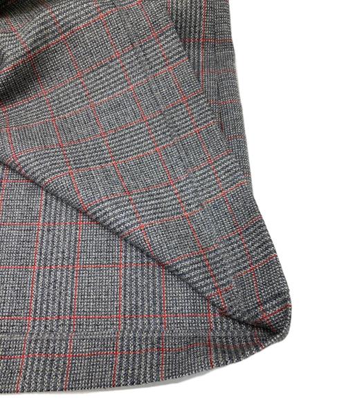 tricot COMME des GARCONS（トリココムデギャルソン）tricot COMME des GARCONS (トリココムデギャルソン) アシンメトリープリーツチェックスカート グレー サイズ:Sの古着・服飾アイテム