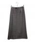 tricot COMME des GARCONS（トリココムデギャルソン）の古着「アシンメトリープリーツチェックスカート」｜グレー