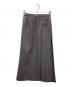 tricot COMME des GARCONS (トリココムデギャルソン) アシンメトリープリーツチェックスカート グレー サイズ:S：5000円