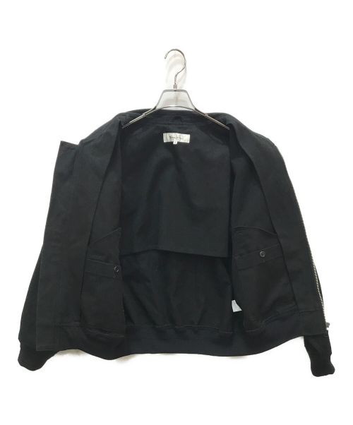 Time is on（タイムイズオン）Time is on (タイムイズオン) COTTON DUCK JUMPER / コットンダックジャンパー ブラックの古着・服飾アイテム