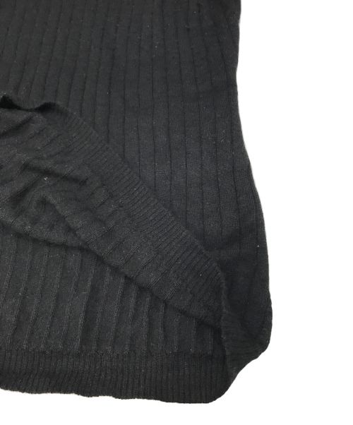 MADISON BLUE（マディソンブルー）MADISON BLUE (マディソンブルー) HIGH NECK RIB PO CA ブラック サイズ:1の古着・服飾アイテム