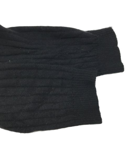 MADISON BLUE（マディソンブルー）MADISON BLUE (マディソンブルー) HIGH NECK RIB PO CA ブラック サイズ:1の古着・服飾アイテム