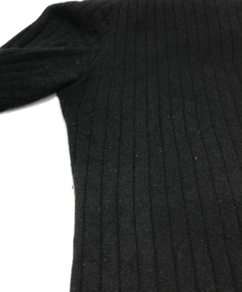 MADISON BLUE（マディソンブルー）MADISON BLUE (マディソンブルー) HIGH NECK RIB PO CA ブラック サイズ:1の古着・服飾アイテム