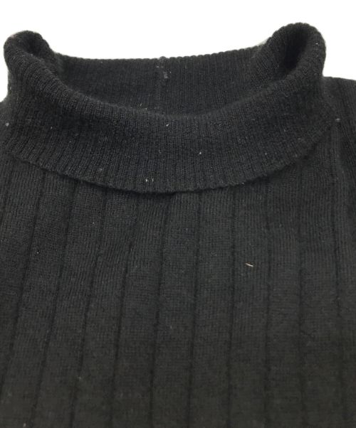 MADISON BLUE（マディソンブルー）MADISON BLUE (マディソンブルー) HIGH NECK RIB PO CA ブラック サイズ:1の古着・服飾アイテム