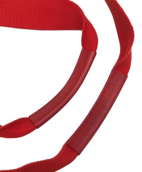 L/UNIFORM（リュニフォーム）L/UNIFORM (リュニフォーム) FRAGMENT DESIGN (フラグメントデザイン) デザインキャンバスビックトート ベージュの古着・服飾アイテム