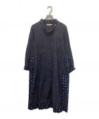 AIGOYOMIアイゴヨミ）の古着「長袖ワンピース」｜ネイビー