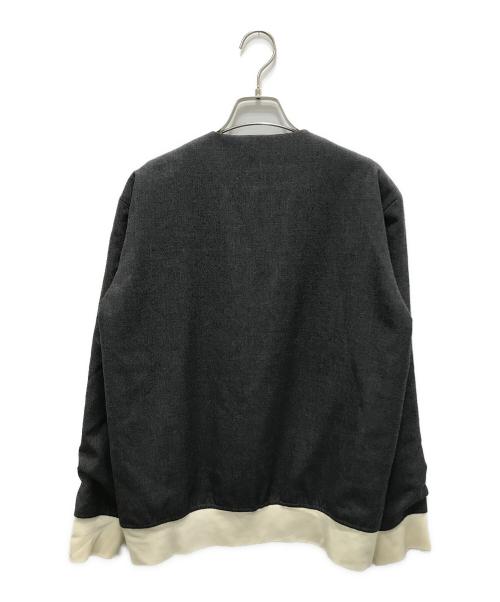 digawel（ディガウェル）DIGAWEL (ディガウェル) ハーフジッププルオーバー グレー サイズ:Sの古着・服飾アイテム