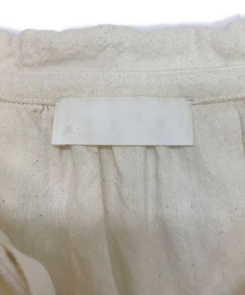 Amber（アンバー）Amber (アンバー) C/LI OX SHIRT アイボリーの古着・服飾アイテム