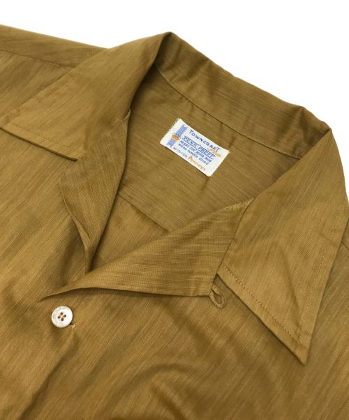 TOWN CRAFT（タウンクラフト）TOWN CRAFT (タウンクラフト) ヴィンテージシャツ ブラウン サイズ:Mの古着・服飾アイテム
