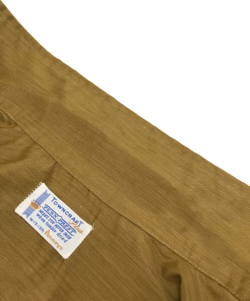 TOWN CRAFT（タウンクラフト）TOWN CRAFT (タウンクラフト) ヴィンテージシャツ ブラウン サイズ:Mの古着・服飾アイテム