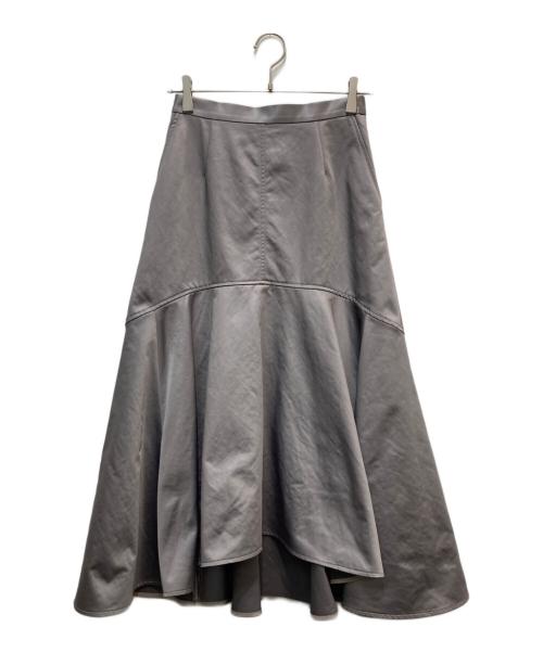 martinique（マルティニーク）martinique (マルティニーク) マットサテンフレアスカート グレー サイズ:Sの古着・服飾アイテム