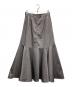 martinique (マルティニーク) マットサテンフレアスカート グレー サイズ:S：4000円