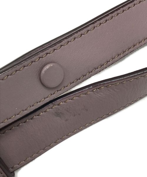 TOD'S（トッズ）TOD'S (トッズ) ゴンミーニ ムートンファー レザー 2way スクエアショルダーバッグ ブラウンの古着・服飾アイテム
