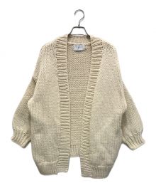 ETRE（エトレ）の古着「ハンドメイドニットカーディガン」｜ベージュ