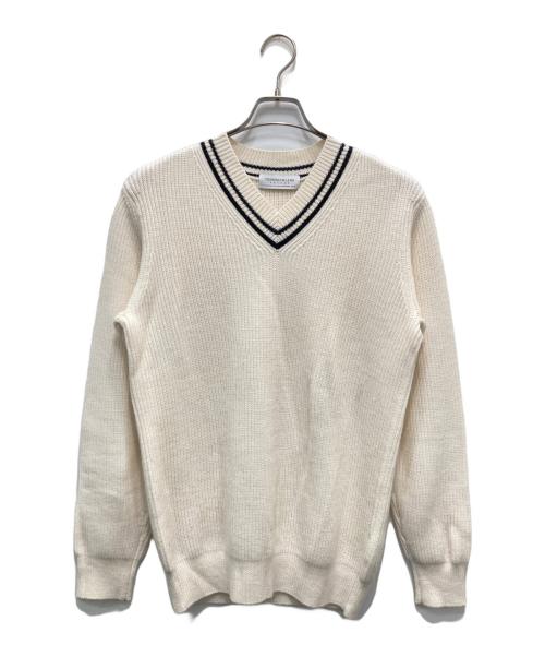 TOMORROW LAND tricot（トゥモローランド トリコ）TOMORROW LAND tricot (トゥモローランド トリコ) ウール チルデンニット ホワイト サイズ:Sの古着・服飾アイテム