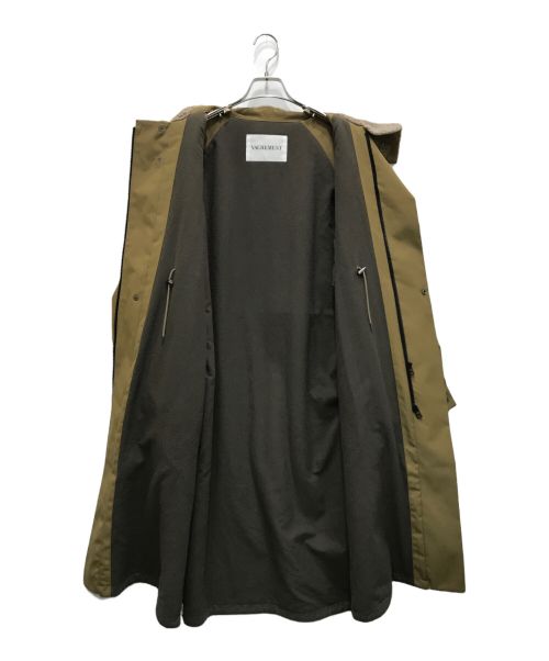 VACHEMENT（ヴァシュモン）VACHEMENT (ヴァシュモン) Firsthand (ファーストハンド) 別注 リサイクルシェルタフタ × ボアコート ブラウン サイズ:FREEの古着・服飾アイテム