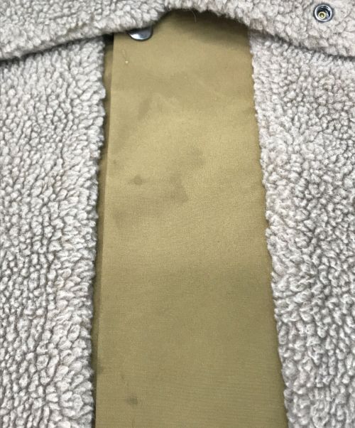 VACHEMENT（ヴァシュモン）VACHEMENT (ヴァシュモン) Firsthand (ファーストハンド) 別注 リサイクルシェルタフタ × ボアコート ブラウン サイズ:FREEの古着・服飾アイテム