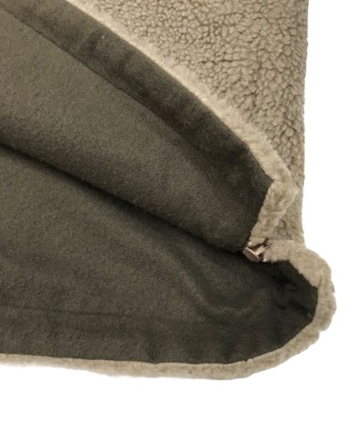 VACHEMENT（ヴァシュモン）VACHEMENT (ヴァシュモン) Firsthand (ファーストハンド) 別注 リサイクルシェルタフタ × ボアコート ブラウン サイズ:FREEの古着・服飾アイテム