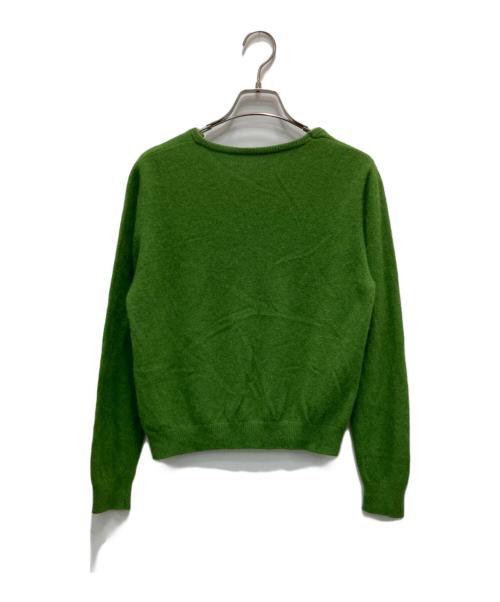 ANDREA&CO（アンドレアアンドコー）andrea&co (アンドレアアンドコー) ショルダーカットカーディガン グリーン サイズ:freeの古着・服飾アイテム