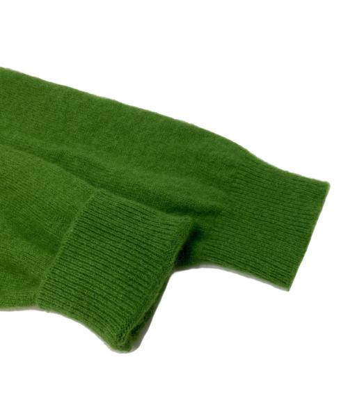 ANDREA&CO（アンドレアアンドコー）andrea&co (アンドレアアンドコー) ショルダーカットカーディガン グリーン サイズ:freeの古着・服飾アイテム