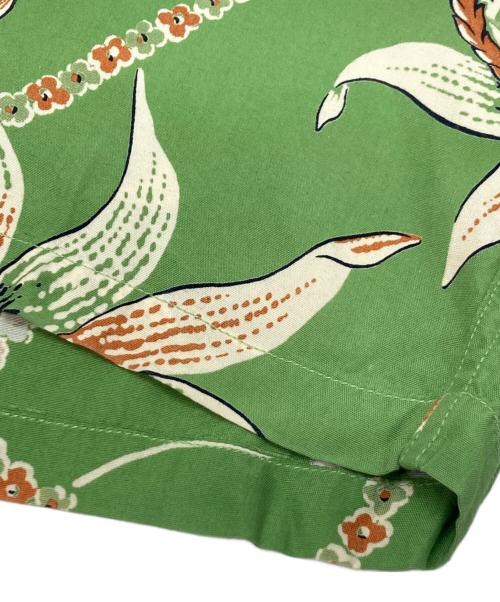 Evisu Jeans（エヴィスジーンズ）Evisu Jeans (エヴィスジーンズ) アロハシャツ グリーン サイズ:40の古着・服飾アイテム
