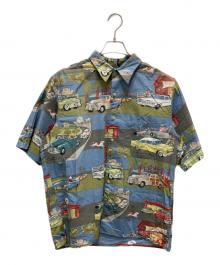 reyn spooner（レイン スプナー）の古着「柄シャツ」｜ブルー