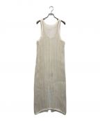 TODAYFULトゥデイフル）の古着「Americansleeve Mesh Dress」｜アイボリー